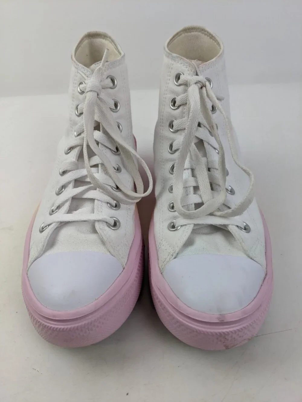 Converse Girls Chuck Taylor All Star Move Platform White Bright Ombre Size 6.5
